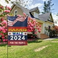 thumbnail image 4 of Rainbow Harris Walz Garden Flag 12.5"X18" Double Sided Kamala Harris Tim Waltz 2024 For President Election Outdoor Yard Decor Sign Flags Clear Vivid Color, Uv & Fade Resistant, 4 of 5