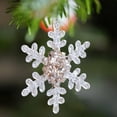 thumbnail image 4 of Colgantes de nieve Adornos navideños Suministros para fiestas DIY Decoraciones para árboles de Navidad Colgantes colgantes para fiestas Estilo A, 4 of 8