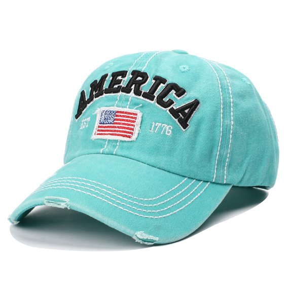 Unisex Baseball Cap Summer Mesh Trucker Hat USA Flag Dad Hat for Outdoor Hiking Beach World Cup Events