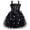 1851Black3646, variant on Rggeeun Girls Dresses Witch Fairy Flower Girl Bride Party Dresses For Kids Toddler Girls O-Neck Fashionable Casual Sundress