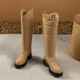 thumbnail image 2 of Women Boots Winter Flat Thick Knee-High Warm Knight Snow Boot, 2 of 8