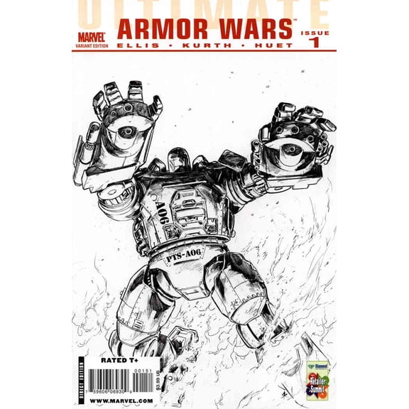 Ultimate Armor Wars #1C VF ; Marvel Comic Book