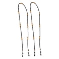 thumbnail image 3 of SHINYPASING 2 Pcs Support de Lunettes Sangle Cordon Perlé Antidérapant Protège Lunettes pour Hommes Femmes Sports, 3 of 8