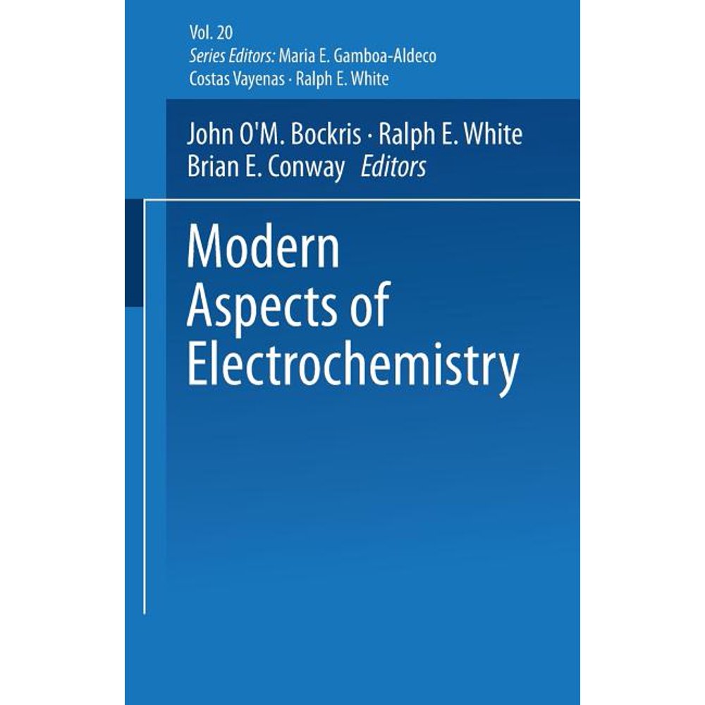 Modern Aspects of Electrochemistry, Series No. 20 (Softcover Reprint of