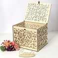 thumbnail image 4 of Caja De Regalo De Tarjeta De Boda De Madera Vintage Caja De Tarjeta De Boda Desmontable Caja De Tarjeta De Evento Festivo Para Decoración Del Hogar Invitaciones Sobres Monstrate HA013616-00, 4 of 7