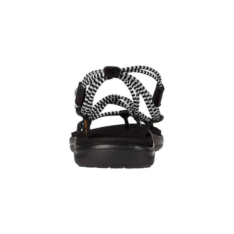 Teva Voya Infinity Stripe Black Bright White Walmart Com