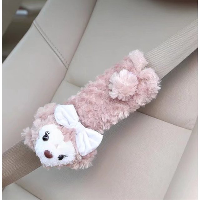 Reposacabezas de Anime japonés para silla de coche, funda Kawaii para cinturón de seguridad, almohadillas para los hombros, juguetes de felpa Melodyed Kuromied, regalo para niña
