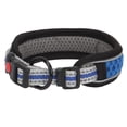 thumbnail image 2 of Deago 3M Reflective Mesh Padded Dog Collar with Buckle Adjustable Safety Pet Collar for Small Medium Large Dogs, Blue L, 2 of 9