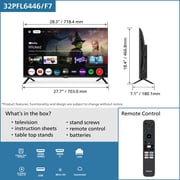 Philips 32 Class HD (720p) Google Smart LED TV (32PFL6446/F7)