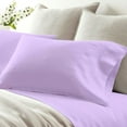 thumbnail image 4 of Split King Sheets Sets for Adjustable Bed - 1000-Thread-Count 100% Egyptian Cotton, Sateen Weave 20-Inch Extra Deep Pockets 1000-TC Bedsheet - Lilac, 4 of 8