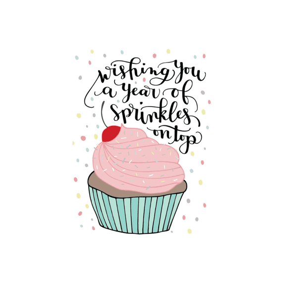 Wishing You A Full Year of Sprinkles On Top