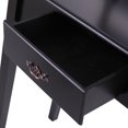 thumbnail image 4 of paproos Vintage Vanity Table with Rotating Rectangular Mirror, Vintage Makeup Dressing Table with Stool, Dresser Table for Women, 4 of 10