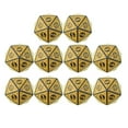 thumbnail image 2 of Milaget dés Polyédriques 20 Lettres Anglaises Latérales Jaune Jaune 20 mm, 2 of 8