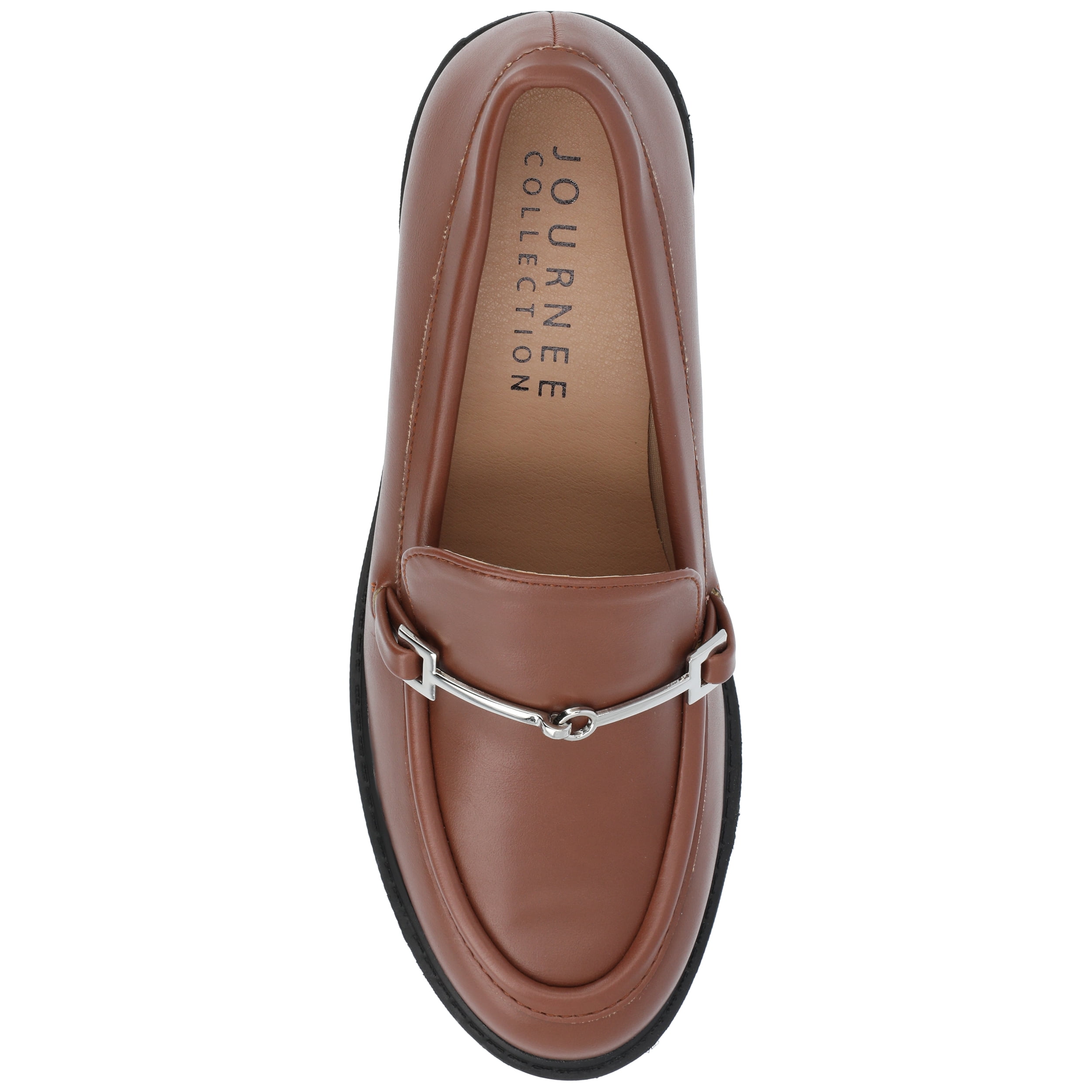 Journee Womens Kezziah Loafer Style Lug Outsole Platform Pumps, Widths Available