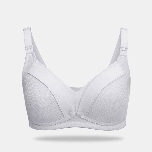 Ropa interior fina para embarazadas durante el embarazo Sujetador de lactancia cómodo y fruncido de talla grande para mujer