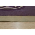 thumbnail image 4 of EORC FAM022PL6X8 6 x 8 ft. Modern Flat Contemporary Weave Wool Area Rug, Purple, 4 of 4