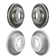 thumbnail image 1 of Genius Front Rear Coated Disc Brake Rotors Kit for Car Mercedes-Benz Sprinter 2500 3500 Freightliner 1500 KG-101812, 1 of 9