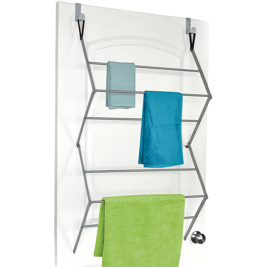 Over Door Hanger Foldable Drying Rack Door Clothes Hooks Hanging Racks White Dependable PerformancePractical Design and Durable 