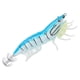 thumbnail image 2 of Cebo de madera falsa para camarones, pesca Wobbler, plantilla de calamar, señuelos de gancho de sepia luminosos artificiales, color azul, 2 of 5
