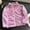 Purple, variant on Lilgiuy Little Girls Fleece Jacket Casual Solid Color Stand Collar Long Sleeve Hoodless Full-Zip Winter Warm Coat for Vacation Holiday Trave(3-9Y)