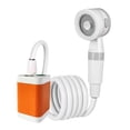 thumbnail image 1 of Ducha portátil con manguera, ducha eléctrica para exteriores, ducha de mano, ducha de campamento USB versátil para baño, dormitorio y viaje, 1 of 8