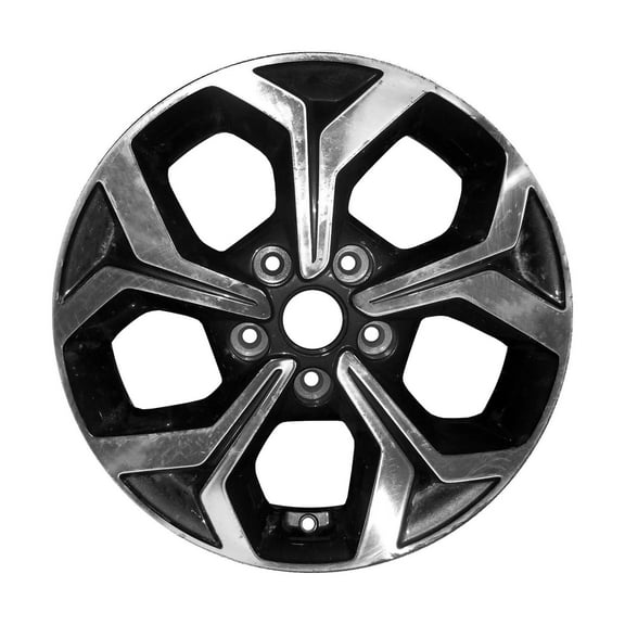 New Aftermarket  Machined and Painted Dark Charcoal Aluminum Wheel 16 x 6.5 fits 2019-2021 KIA Forte