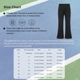 thumbnail image 6 of Kaerm Kids Girls Ruffled Hem Flared Pants Ribbed Knit Bell Bottoms Skinny Flare Leggings Yoga Gray 130, 6 of 6