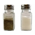 thumbnail image 5 of Dependable Industries Classic Salt and Pepper Shaker Set, 2-Pack, Glass with Stainless Steel Tops, 80ml Capacity, 5 of 5