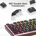 thumbnail image 2 of Juego de teclas Ussixchare PBT Double Shot Translucent 17 teclas, 2 of 7