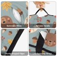 thumbnail image 6 of Hedgehog and Deer Grey Pattern Teens Toddler Nap Mat with Pillow, Sleeping Mat Bag for Preschool Daycare 59"x22", 6 of 6