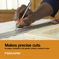 thumbnail image 3 of Fiskars Die Cast Craft Knife, Gray and Orange, 3 of 9