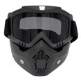 thumbnail image 4 of Gafas de Motocicleta con Visera Desmontable, Anteojos de Motocicleta para Conducir en Carretera, a Prueba de Polvo Y Viento para Actividades de Equita , Gris shamjiam gafas de motocicleta, 4 of 8