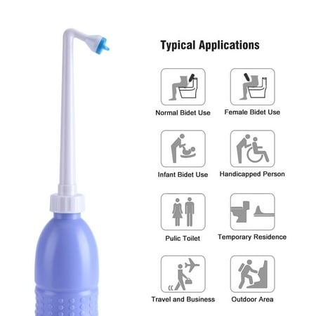 Yosoo Portable Bidet Sprayer Handheld Hand Spray Water Washing Toilet Bathroom Home Travel Use Bidet Sprayer Portable Bidet Sprayer Walmart Canada