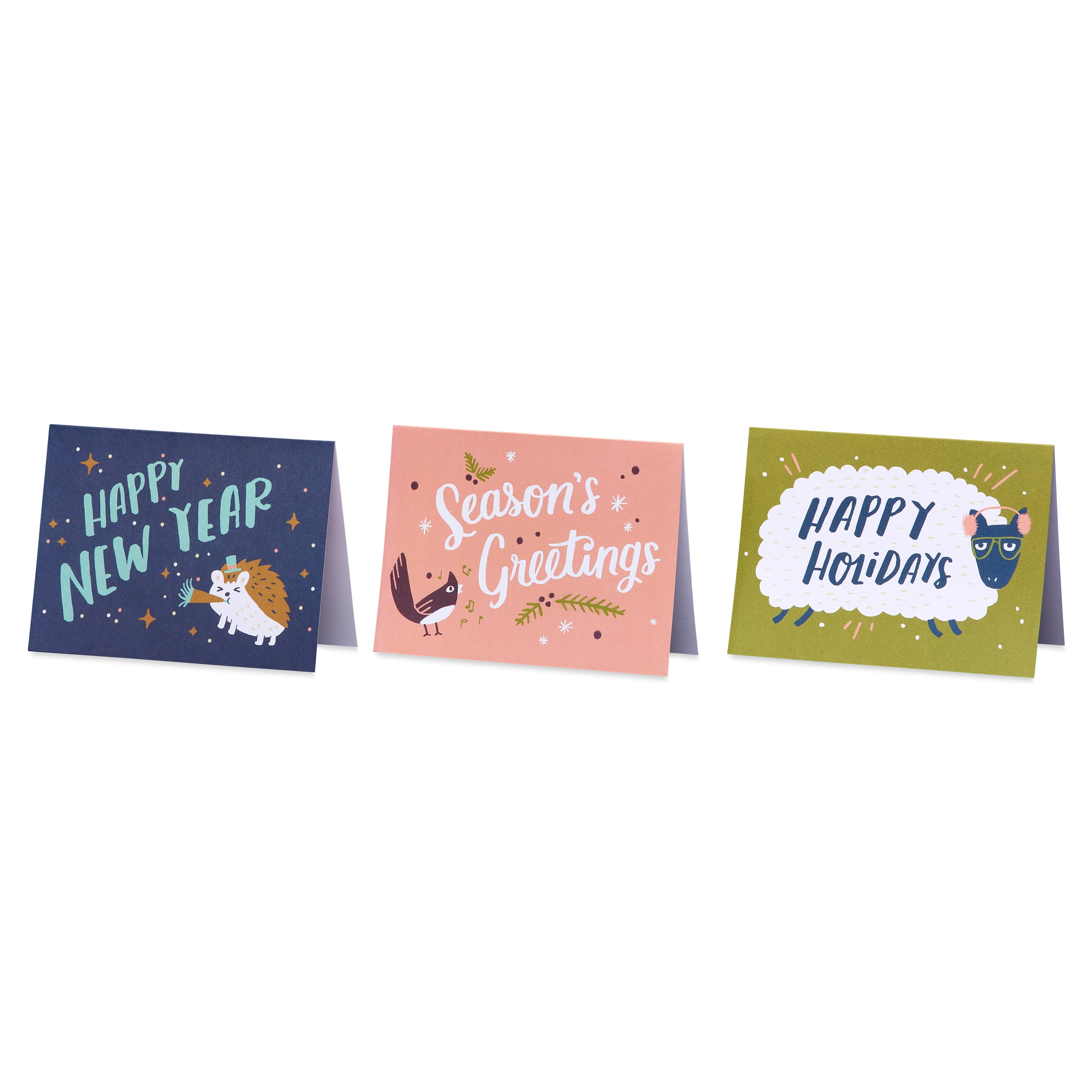 American Greetings Weihnachtskarten-Set – 48 Karten & Umschläge, 6 Designs, Für Weihnachten & Neujahr