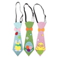 thumbnail image 1 of KAKOWELY 3 pajaritas preatadas para hombres y niños con diseño de conejito y huevo con purpurina para decoraciones de fiesta de Pascua y accesorios para corbatas navideñas en colores surtidos, 1 of 4