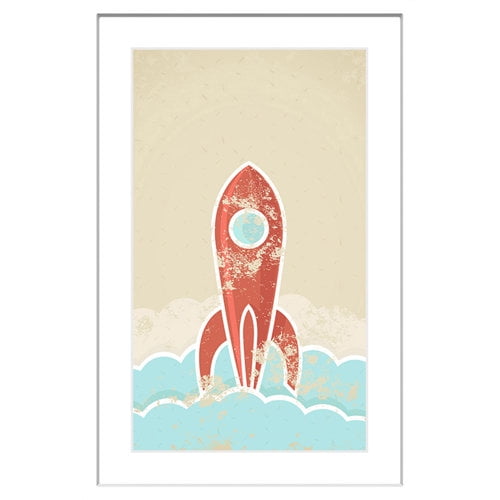 "Blast Off" Framed Painting Print