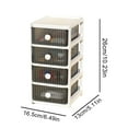 thumbnail image 2 of Desk Organizer with Drawers, Desk Storage Box, Desktop Supplies Organizers Clear Desk Accessories, Dustproof Drawer Storage for Makeup, 2 of 9