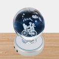 thumbnail image 1 of Spptty Crystal Base Stand, Rotating Base, Colorful LED Light Rotating Crystal Display Stand Base, 1 of 6
