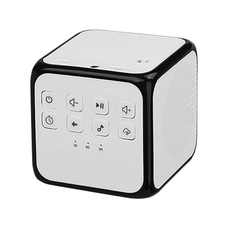White Noise Sound Machine Baby Sleep Soother Portable Music Player with TF Card Slot Earphone Jack 22 Soothing Sounds Timers Natural Sound Machine for Babyroom Bedroom Office