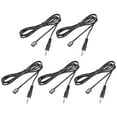 thumbnail image 6 of Uxcell IR Infrared Emitter Extension Cable 4.9ft 45 Degree Emission Angle 0.14" Jack Single Black Head 5Pcs, 6 of 6