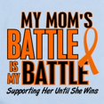 thumbnail image 2 of CafePress - My Battle Too (Mom) Orange Infant Bodysuit - Baby Light Bodysuit, Size Newborn - 24 Months, 2 of 4
