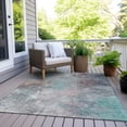 thumbnail image 3 of Dalyn Rugs Machine Washable Indoor/Outdoor Chantille Teal 9' x 12' Rug, 3 of 9