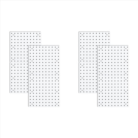 Rollbacks & More Pegboards Pegboard Wall Organizer Panels Peg Boards for Wall Craft Room Kitchen Garage Living Bathroom(8Pcs)