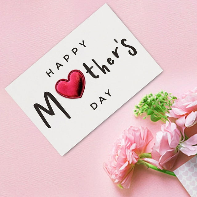 Tarjeta del día de la madre Tarjeta de felicitación del día de la madre Tarjeta de cumpleaños para mamá de hija hijo para fiesta celebración amigos de LA MADRE