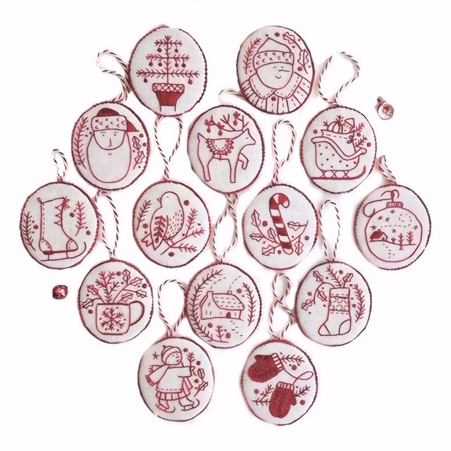 Kit Manualidades Costura Hecho A Mano Jolly And Bright (juego 14 Piezas Simple)
