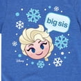 thumbnail image 3 of Disney Emoji - Sis Big Elsa - Toddler And Youth Short Sleeve Graphic T-Shirt, 3 of 5