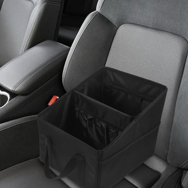 TABLETREANDS Organizador Plegable Para Maletero De Suv En Tela Oxford Negro Con Asas Para Almacenamiento Y Orden