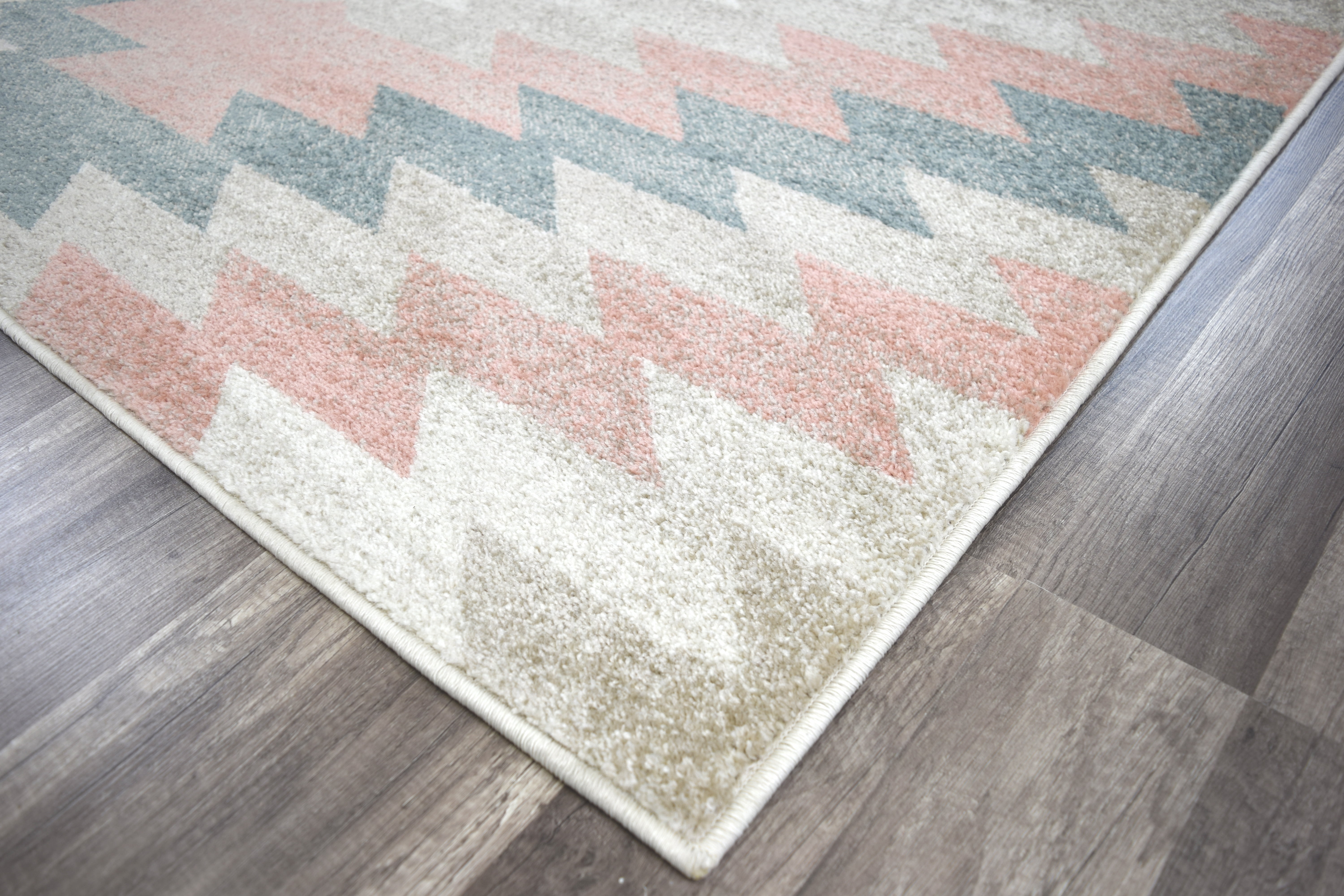 Rugs America Sahara Blush Collection Desert Ivory SB10A Moroccan Tribal Area Rug 5'0"x7'0"