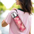 thumbnail image 6 of 20 Oz Red Pink Modern Art Geometric Coffee Tumbler Double Wall Insulated Stainless Steel Water Bottle | Metal Reusable Thermoses Flask with Cup Cap | Leak & Sweat Proof with Anti-Dust Lid, 6 of 7