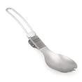 thumbnail image 4 of Spork Lixada medio pulido Titanio plegable Spork cena al aire libre ligera Spork cubiertos para viaj Lixada Spork, 4 of 7
